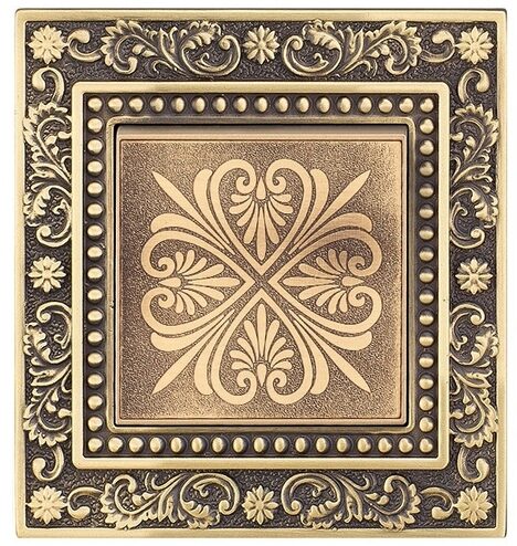 Klasický kovový vypínač patina